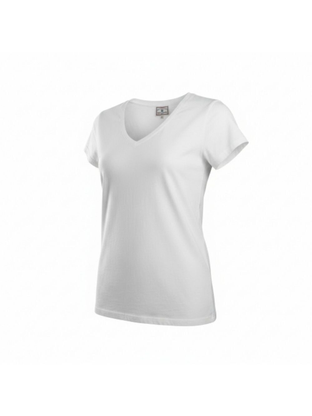Katalina Tee Shirt White V-Neck Women's Top Small In Es De La Fressange.Paris